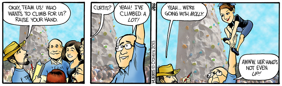 Hubris- handholds Hubris- handholds