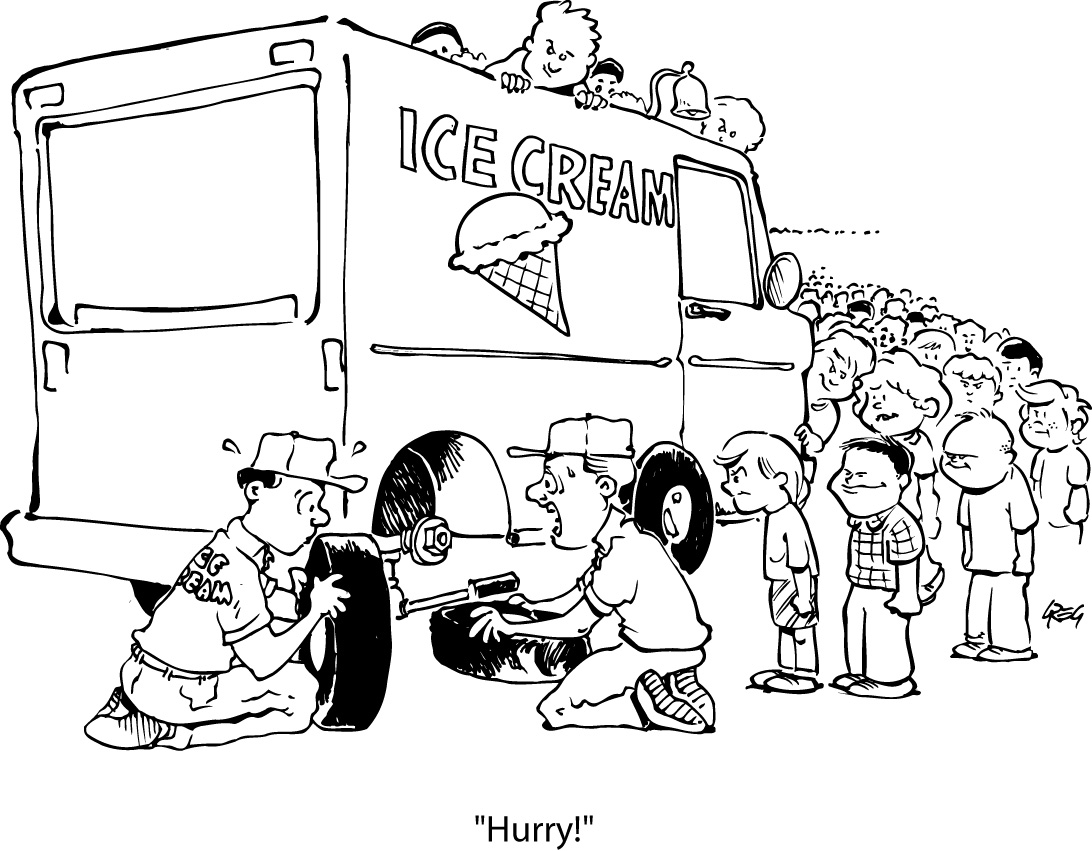 ice cream truck coloring pages - photo #25